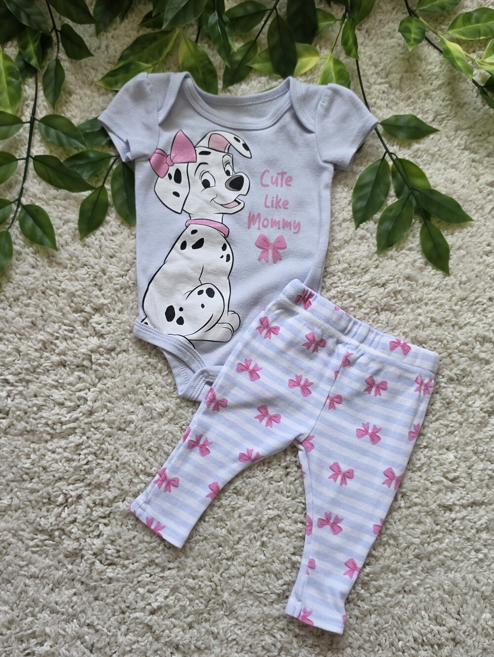Baby Girl 101 Dalmatians Outfit (0-3 Months)